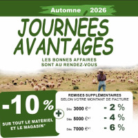 A vos agendas ! Les Journées Avantages d'automne sont là !